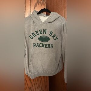 Reebok Gray Hoodie with Navy Logo Tag